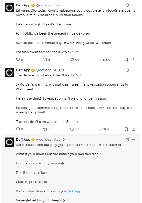 DeFi 앱 가격 전망: $HOME 가격이 오늘 상승하는 이유는 무엇일까요? 1 Defi 앱은 해당 메커니즘을 확인했습니다.