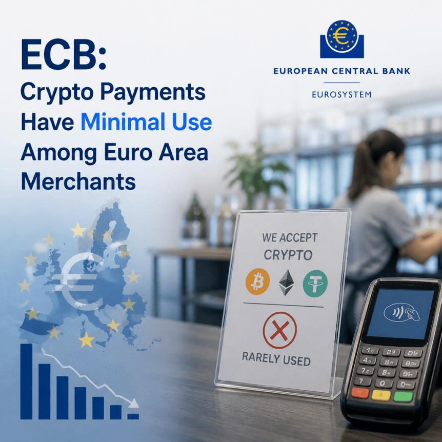 유럽중앙은행(ECB): 유로존 가맹점들의 암호화폐 결제 이용률은 매우 낮다 1 image 2